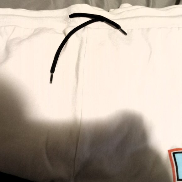 NASA Junior's Ivory Plus Fitted Ankle Drawstring Logo Sweatpants - XXXL 3XL - Picture 4 of 6